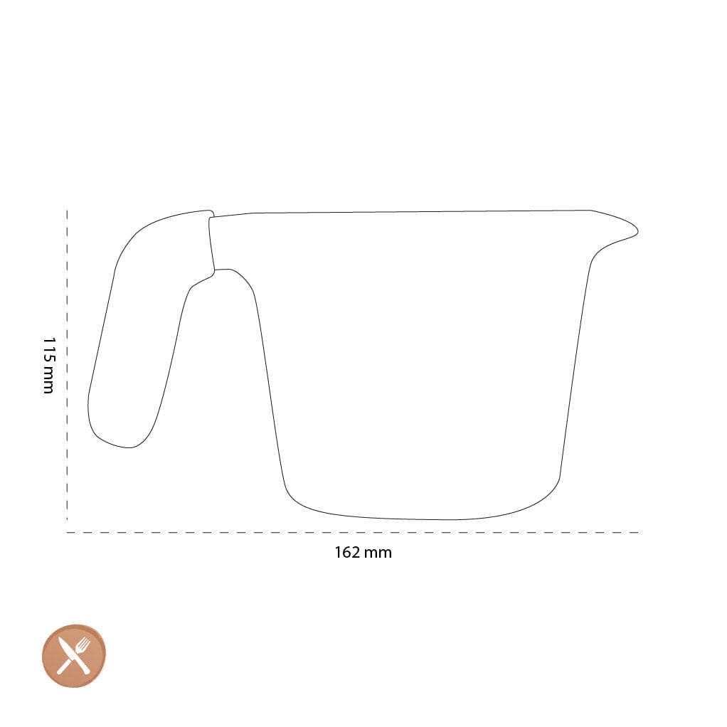 OXO - Maatbeker met deksel glas, 1 liter Maatbeker OXO 