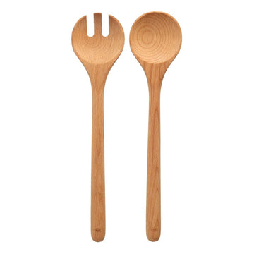 OXO - Cubiertos para ensalada, Cubiertos de madera para ensalada OXO 