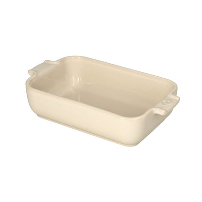Peugeot - Fuente para horno Appolia rectangular de 22 cm color crudo Peugeot