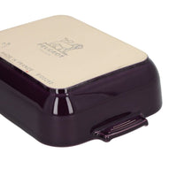 Peugeot - Fuente de horno Appolia rectangular 25 cm Fuente de horno berenjena Peugeot