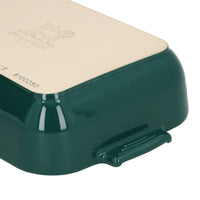 Peugeot - Fuente de horno Appolia rectangular 25 cm Verde bosque Fuente de horno Peugeot