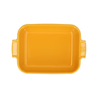 Peugeot - Fuente de horno Appolia rectangular de 25 cm color amarillo azafrán Fuente de horno Peugeot