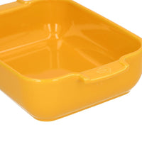 Peugeot - Fuente de horno Appolia rectangular de 25 cm color amarillo azafrán Fuente de horno Peugeot