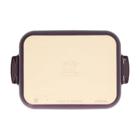 Peugeot - Fuente de horno Appolia rectangular 32 cm Fuente de horno berenjena Peugeot