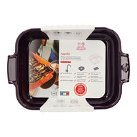 Peugeot - Fuente de horno Appolia rectangular 32 cm Fuente de horno berenjena Peugeot