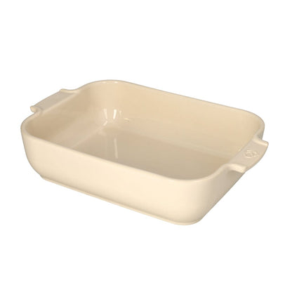 Peugeot - Fuente para horno Appolia rectangular de 32 cm color crudo
