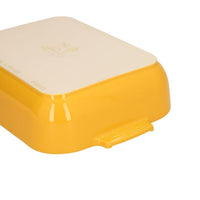 Peugeot - Fuente de horno Appolia rectangular 32 cm amarillo azafrán Fuente de horno Peugeot