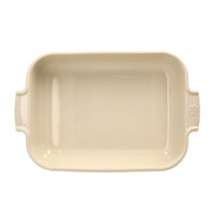 Peugeot - Fuente para horno Appolia rectangular de 36 cm color crudo