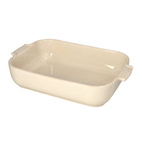 Peugeot - Fuente para horno Appolia rectangular de 36 cm color crudo