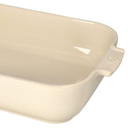 Peugeot - Fuente para horno Appolia rectangular de 36 cm color crudo