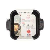 Peugeot - Fuente para horno Appolia cuadrada de 18 cm de pizarra. Fuente para horno Peugeot