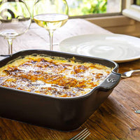 Peugeot - Fuente para horno Appolia cuadrada de 21 cm de pizarra. Fuente para horno Peugeot