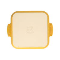 Peugeot - Fuente para horno Appolia cuadrada de 36 cm color amarillo azafrán Fuente para horno Peugeot