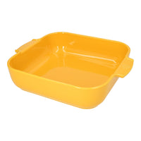 Peugeot - Fuente para horno Appolia cuadrada de 36 cm color amarillo azafrán Fuente para horno Peugeot