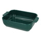 Peugeot - Fuente de horno Appolia rectangular 22 cm verde bosque
