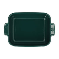 Peugeot - Fuente de horno rectangular Appolia 22 cm verde bosque Peugeot