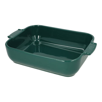 Peugeot - Fuente de horno rectangular Appolia 32 cm verde bosque Peugeot