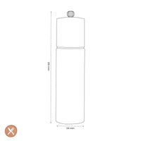 Peugeot - Molinillo de sal Boreal Blanco pluma 21 cm Molinillo de sal Peugeot