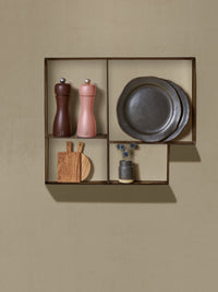 Peugeot - Juego de molinillos de pimienta y sal Tahiti Duo Tierra 15 cm Peugeot