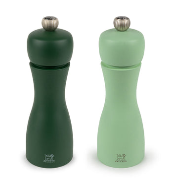 Peugeot - Juego de molinillos de pimienta y sal Duo Tahiti (agua, 15 cm)