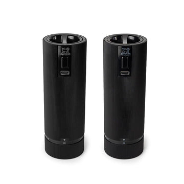 Peugeot - Juego de molinillos de pimienta y sal Giftbox Duo Line 15 cm Negro Peugeot