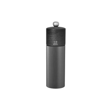 Peugeot - Molinillo de pimienta Line Moulin de aluminio y carbono de 18 cm.