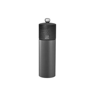 Peugeot - Línea Moulin Molino de sal aluminio carbono 18cm Molino de sal Peugeot