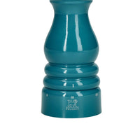 Peugeot - Juego de molinillos de pimienta y sal París 18 cm Azul Pacífico y Rojo Pasión Juego de molinillos de pimienta y sal Peugeot