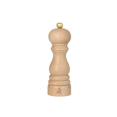 Peugeot - Molinillo de pimienta natural u'select de París, madera de haya, 18 cm. Molinillo de sal Peugeot.