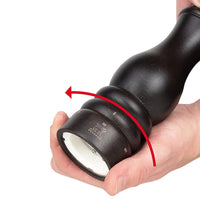 Peugeot - Molinillo de sal Paris u'Select de madera de haya y chocolate de 18 cm