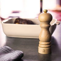 Peugeot - Molinillo de sal Paris u'Select de madera de haya natural de 18 cm