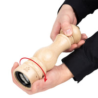 Peugeot - Molinillo de sal Paris u'Select de madera de haya natural de 22 cm