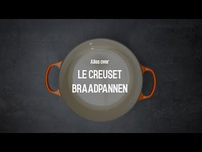 Le Creuset - Mini sartén para asar/guisar color calabaza blanca 0,35 L