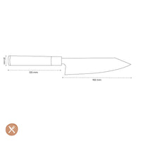 Satake - Cuchillo Chef (Bunka) 15 cm Satake