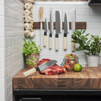 Satake - Portacuchillos Magnético 50 cm Nogal Satake