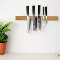 Satake - Cuchillos Tira Magnética 50 cm - Madera de Roble Cuchillos de tira magnética Satake