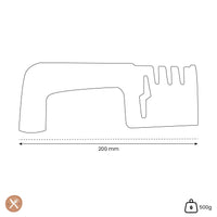 Afilador de cuchillos 4 en 1 Shinrai Japón Afiladores de arrastre Shinrai Japón