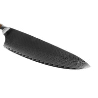 Shinrai Japan - Cuchillo Chef Damasco Serie Eclipse 20 cm Cuchillo Chef Shinrai Japan