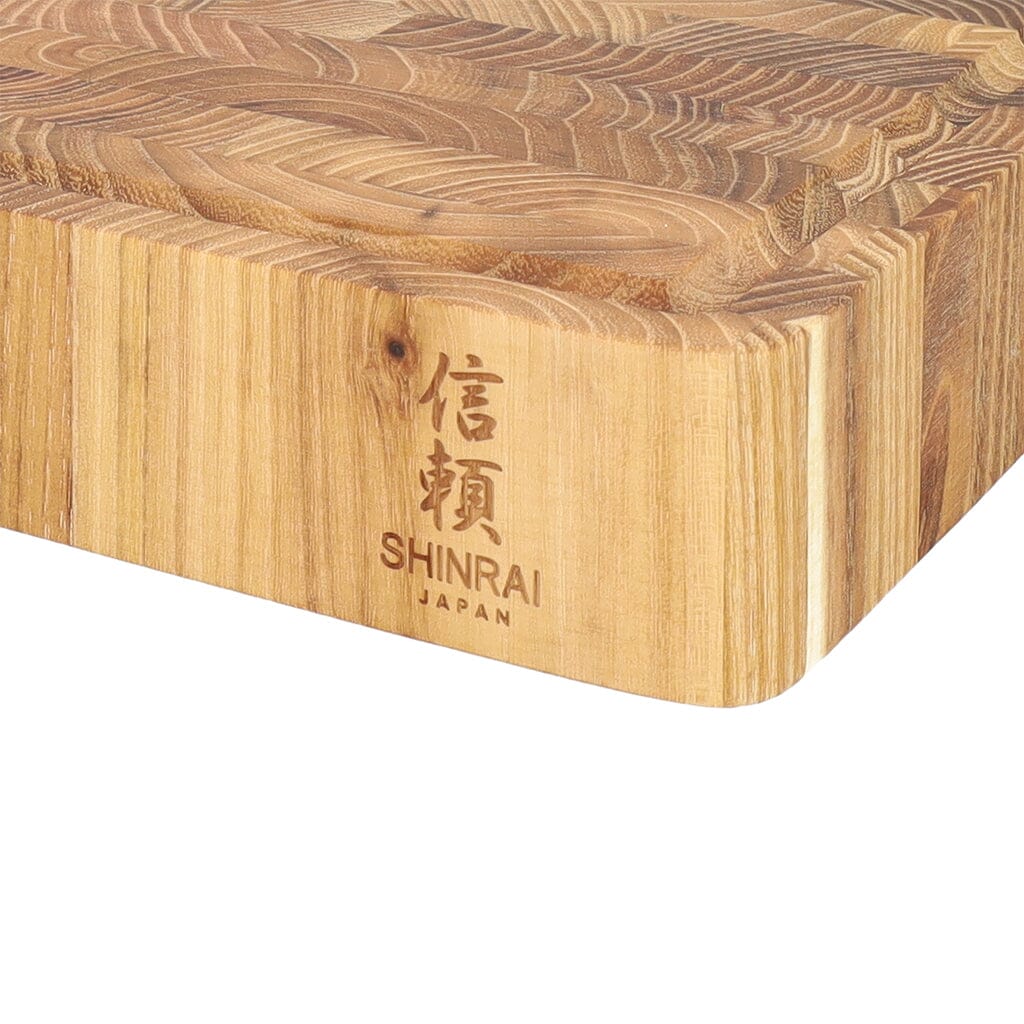 Shinrai Japan - Luxe Snijplank Teakhout - 40 x 30 x 4.5 cm Houten snijplank Shinrai Japan 