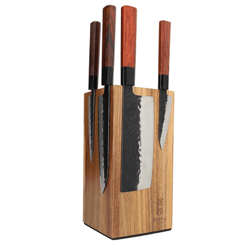 Bloque magnético para cuchillos Shinrai Japón - Bloque magnético para cuchillos de madera de acacia Shinrai Japón