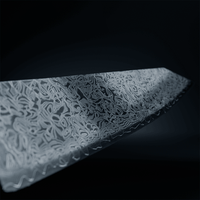 Shinrai Japón - Takumi Kaza Damasco Kiritsuke 20 cm Cuchillo Kiritsuke Shinrai Japón