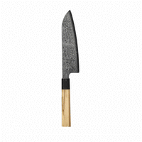 Shinrai Japón - Cuchillo Santoku Takumi Kaza Damasco 18 cm Cuchillo Santoku Shinrai Japón