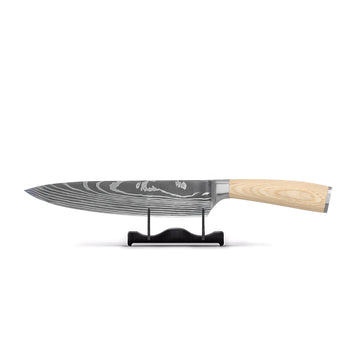 Cuchillos Shinrai - Cuchillo Chef Estampado Akari Damasco 20 cm Cuchillos Shinrai