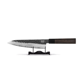 Cuchillos Shinrai - Edición Blackout Cuchillo de chef de acero damasco de 20 cm Shinrai Knives