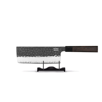 Cuchillos Shinrai - Edición Blackout, cuchillo Nakiri de Damasco de 18 cm.