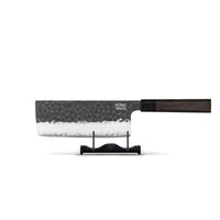 Cuchillos Shinrai - Edición Blackout, cuchillo Nakiri de Damasco de 18 cm.