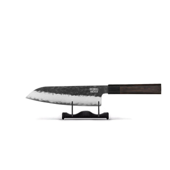 Couteaux Shinrai - Édition Blackout, couteau Santoku Damas 18 cm