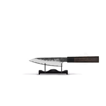 Cuchillos Shinrai - Edición Blackout, cuchillo pelador de acero de Damasco de 8 cm.
