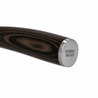 Cuchillos Shinrai - Juego de 2 cuchillos con estampado de Damasco: cuchillo de chef y cuchillo para pelar