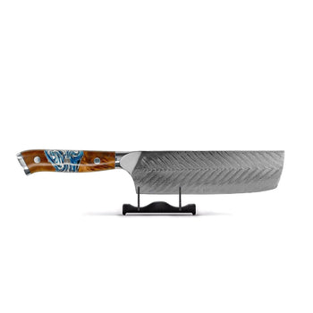 Cuchillos Shinrai - Serie Eclipse Nakirimes de Damasco de 18 cm Nakirimes Cuchillos Shinrai